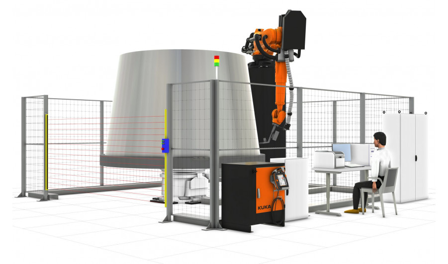 Роботизированный комплекс для ультразвукового контроля на базе промышленного робота KUKA