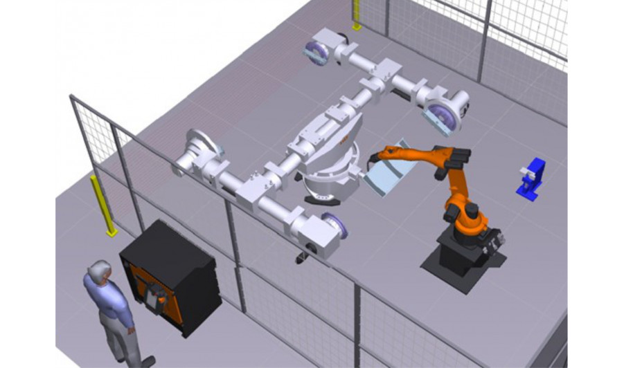 Роботизированный комплекс сварки на базе промышленного робота KUKA